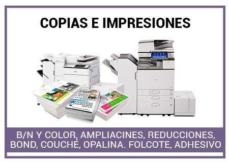 Copias e Impresiones